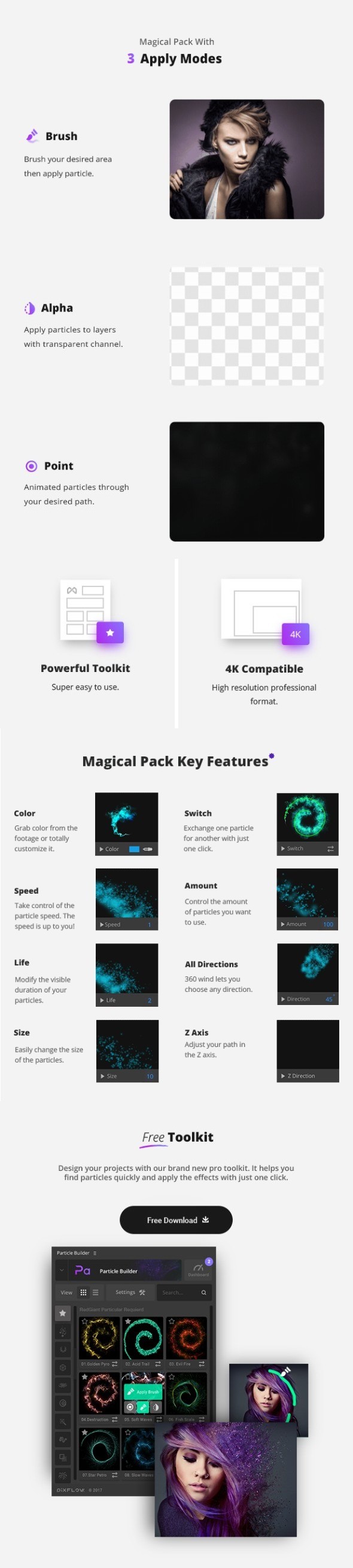Videohive Particle Builder | Magical Pack: Magic Awards Abstract Particular Presets 20004075 - Free Addons