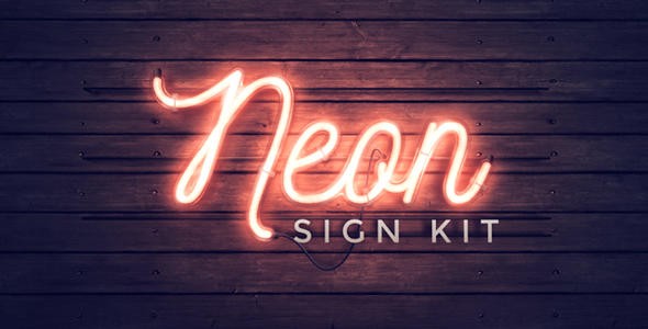 Videohive Neon Sign Kit v2.1 11928076