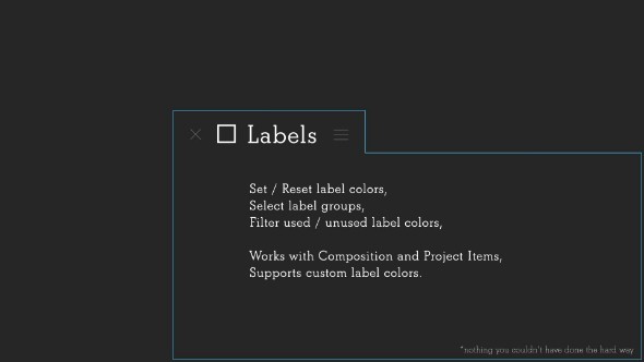 Labels 3 (Aescript)