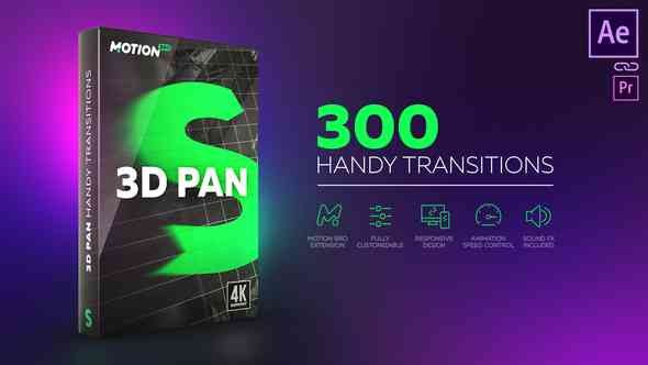 Videohive 3D Transitions 21416030