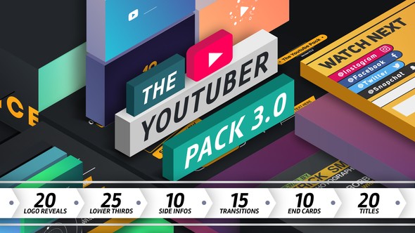 Videohive The YouTuber Pack 3.0 1465678