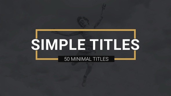Videohive Simple Titles l Lower Thirds 21818185