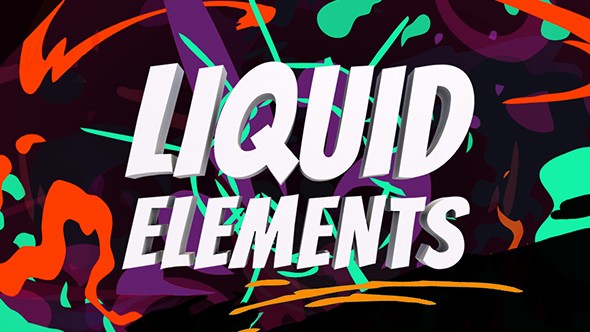 Videohive Liquid Elements 21652283