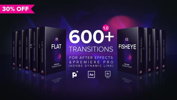 Videohive - Pixelland Transitions Pack 22124846