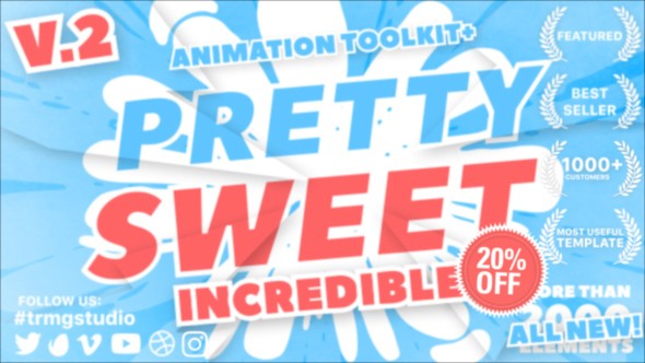 Videohive Pretty Sweet 2D Animation Toolkit V2 18421392