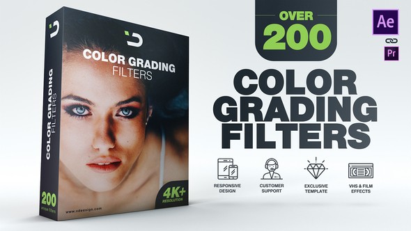Videohive 200 Color Grading Filters 22564634