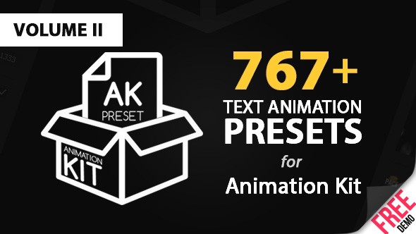 Videohive Text Preset Volume II for Animation Kit 16176453 - Free Download