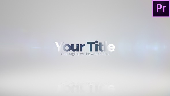 Videohive Glossy Title Reveal 22598997