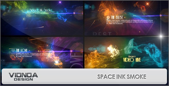 Videohive Space Ink Smoke 8081180