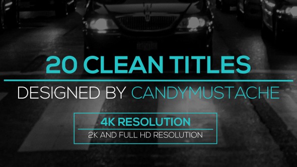 Videohive Clean Titles Pack 16215399