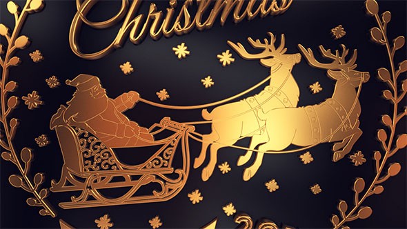 Videohive Gold Christmas Greetings 18963639