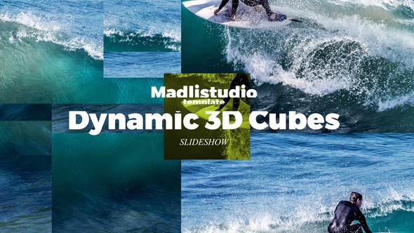 Videohive Dynamic 3D Cubes Slideshow 22466423
