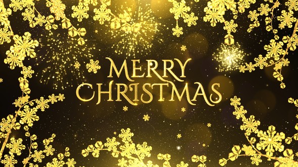 Videohive Golden Christmas Wishes 22886197