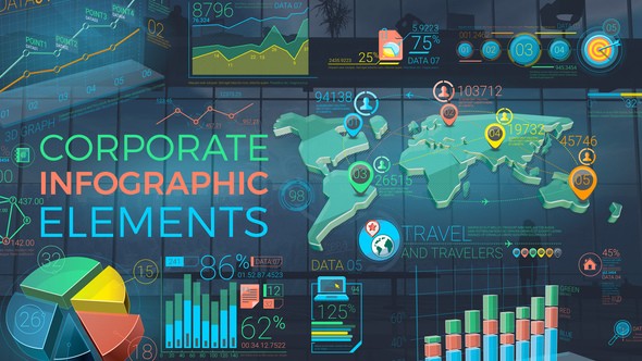 Videohive Colorful Corporate Infographic Elements 22933640
