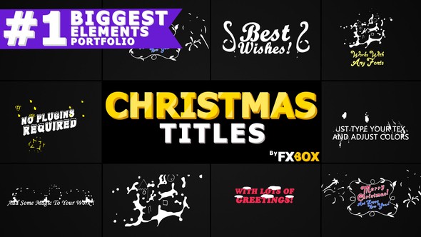 Videohive Christmas Titles And Transitions 22982173