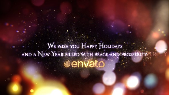 Videohive Season's Greetings - Christmas And New Year Wishes 