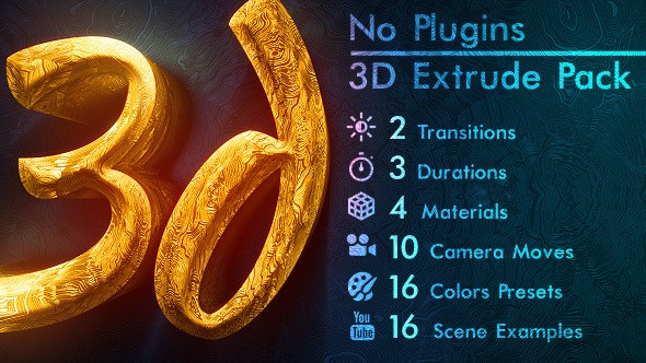 Videohive 3d Gold Titles and Logo. NO PLUGINS 21488686