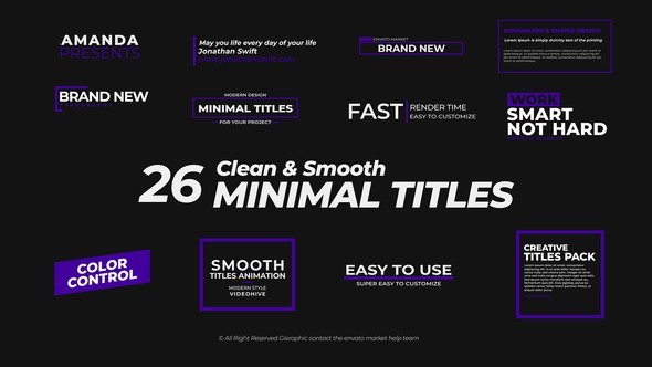 Videohive Titles Pack 21609637
