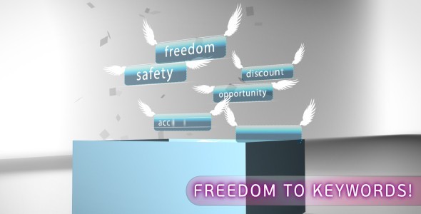 Videohive Freedom to Keywords - Intro 126201