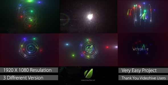 Videohive Light Particle Logo 3957824