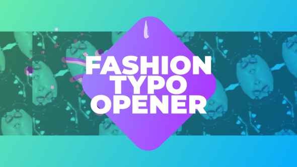 Videohive Fashion Typo Opener 21569548