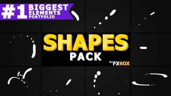 Videohive Shape Elements Pack 22174692