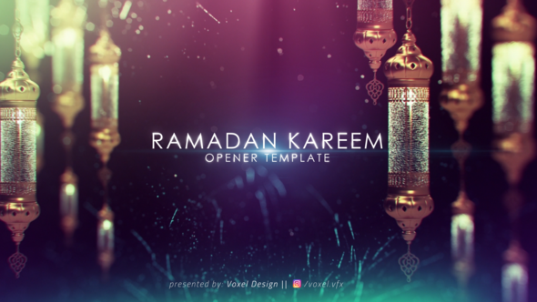 Videohive Ramadan Kareem Title 21973950