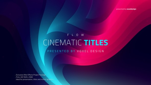 Videohive FLOW - Cinematic Titles 23294446