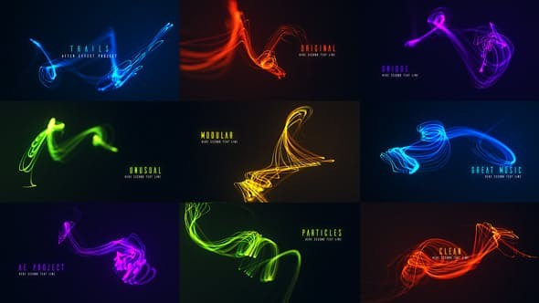 Videohive Particle Titles | Trails 21215911