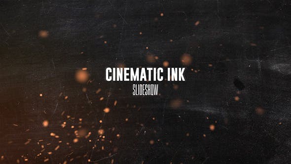Videohive Cinematic Ink Slideshow 13002374