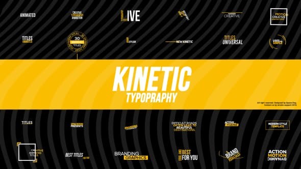 Videohive Kinetic Typography 21409048