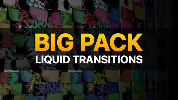 Videohive Liquid Transitions Big Pack 23309842