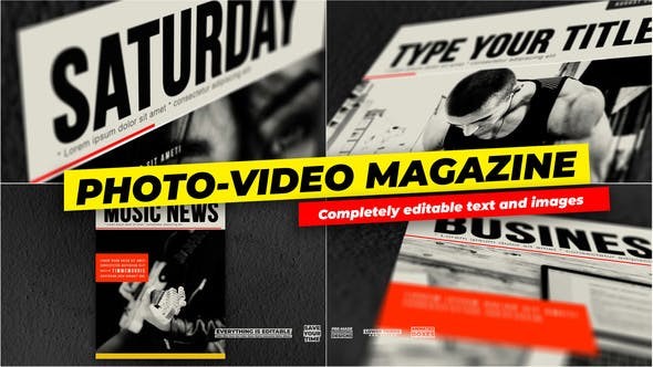 Videohive Photo and Video - Magazine Cover 2935557