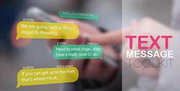 Videohive Text Messages | Text Message Kit 17745292