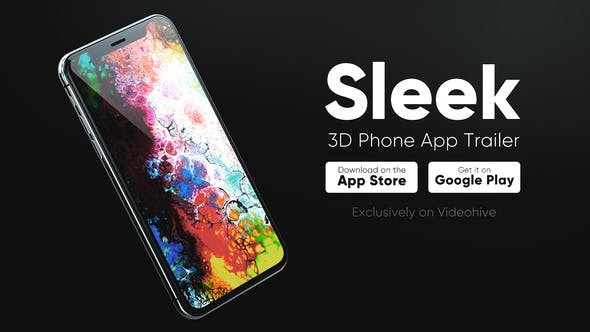 Videohive Sleek 3D Phone App Trailer 22300212