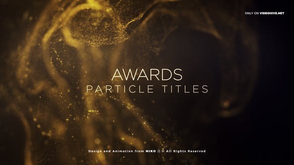 Videohive Awards Particles Titles 23382498