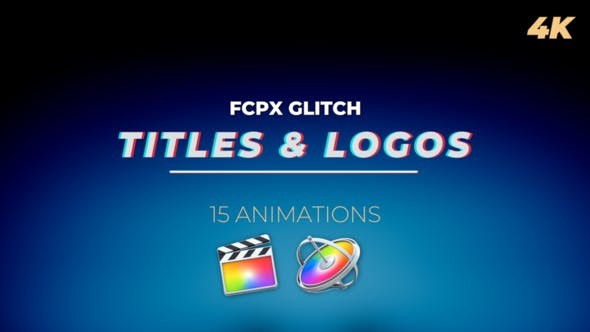 Videohive FCPX Glitch Titles and Logos 22773308