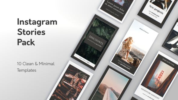 Videohive Minimal Instagram Stories 22945207