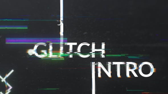 Videohive Geometric Glitch Logo Reveal 21125730