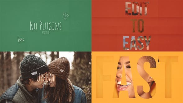 Videohive  Upbeat Slideshow - After Effects Template