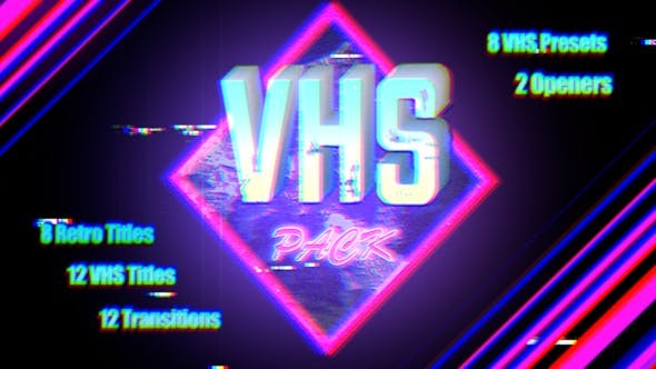 Videohive VHS Pack | Final Cut - Apple Motion Templates