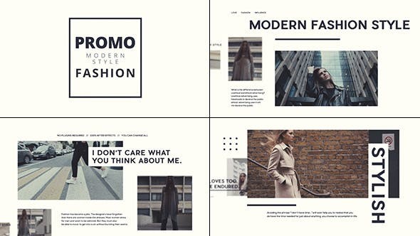Videohive Stylish Fashion Promo - After Effects Project