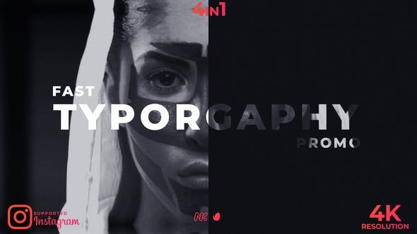 Videohive Fast Typography Promo 25863265 - After Effects Project Files