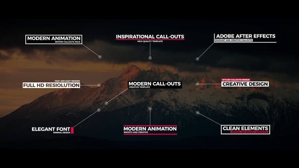 Videohive Modern Call Outs 29733806 - After Effects Project Files