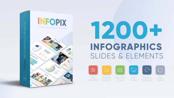 Videohive Infopix – Infographics Pack 30355920 - After Effects Project Files