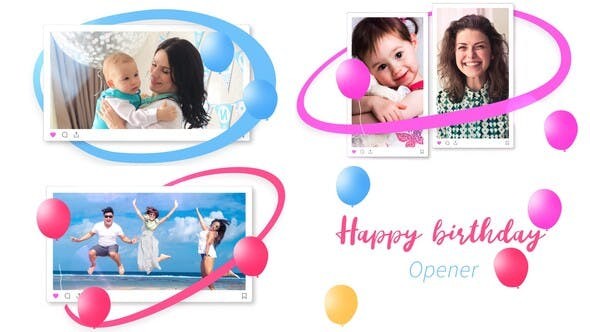 Videohive Happy Birthday Opener 30621253 - After Effects Project Files