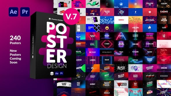 Videohive Posters Pack V7 30259738 - After Effects Project Files