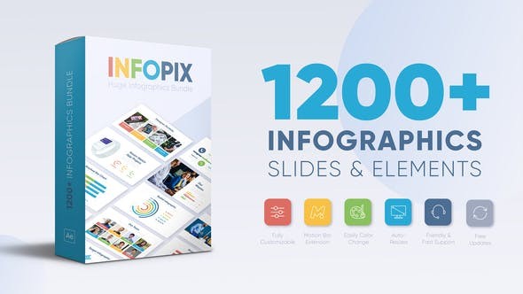 Videohive Infopix Infographics Pack 30355920 - After Effects Project Files