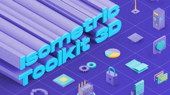 Videohive Isometric Toolkit 3D 29737190 - After Effects Project Files