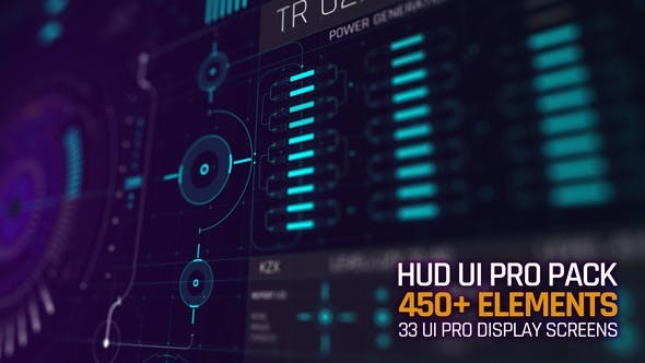 HUD UI Pro Pack 23822700 - After Effects Project Files
